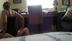 Teen riding big cock and takes huge creampie (Her snapchat sophiev1400)