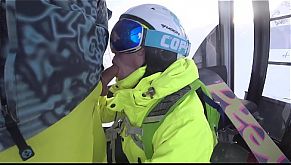 4K Public cumshot on mouth in ski lift Part 1, 2