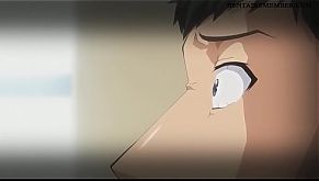 husband sees how his wife cheats on him - hentai