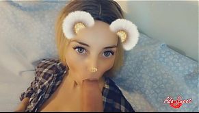 Hot Teen Schoolgirl fucks and sucks after class