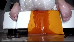 hot whore cum on floor