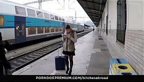 BITCHES ABROAD - Russian tourist Selvaggia gets drilled POV 7 min