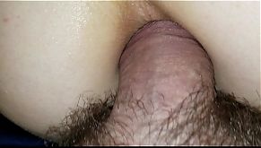 Stuck sexy little niece gets a dripping anal creampie