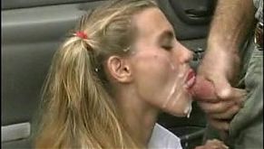 Yummy Mama - Schoolgirls Car blowjob
