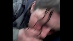 YOUNG disabled army girl forced into giving a blowjob to a black stranger for a ride home!!! Then asked for money for the pussy