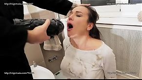 Nataly Gold - Extreme Slut Deepthroat With Huge Dildo