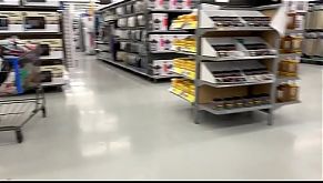 A Real Freak Recording a Hot chick at Walmart -