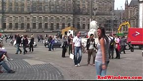 Dutch hooker doggystyled after blowjob