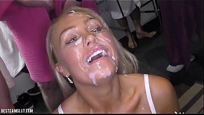 Debut bukkake - bestcamslut