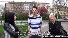 Foursome Group Sex in Public BarberShop