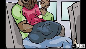 Flight attendant blacked on the plane.